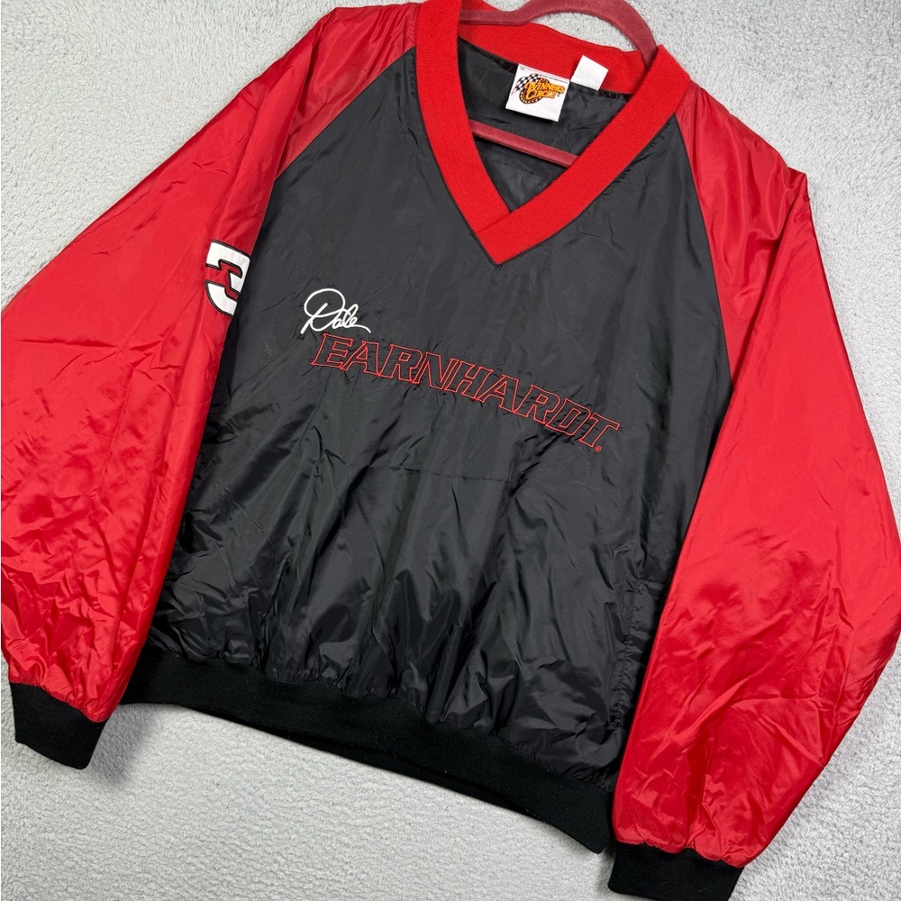 Vintage y2k Dale Earnhardt NASCAR pullover windbreaker